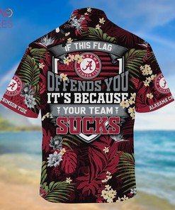 Alabama Crimson Tide Hawaiian Shirt & Shorts - Tropical Patterns for Fans.
