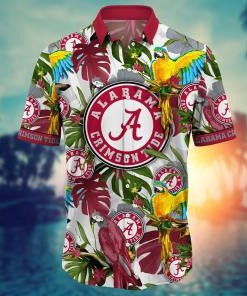 Alabama Crimson Tide NCAA Flower Hawaii Shirt For Fans Ver 10
