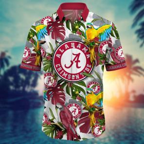 Alabama Crimson Tide NCAA Flower Hawaii Shirt For Fans Ver 10