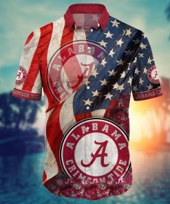 Alabama Crimson Tide NCAA Flower Hawaii Shirt For Fans Ver 11