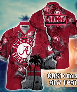 Alabama Crimson Tide NCAA Flower Hawaii Shirt For Fans Ver 14