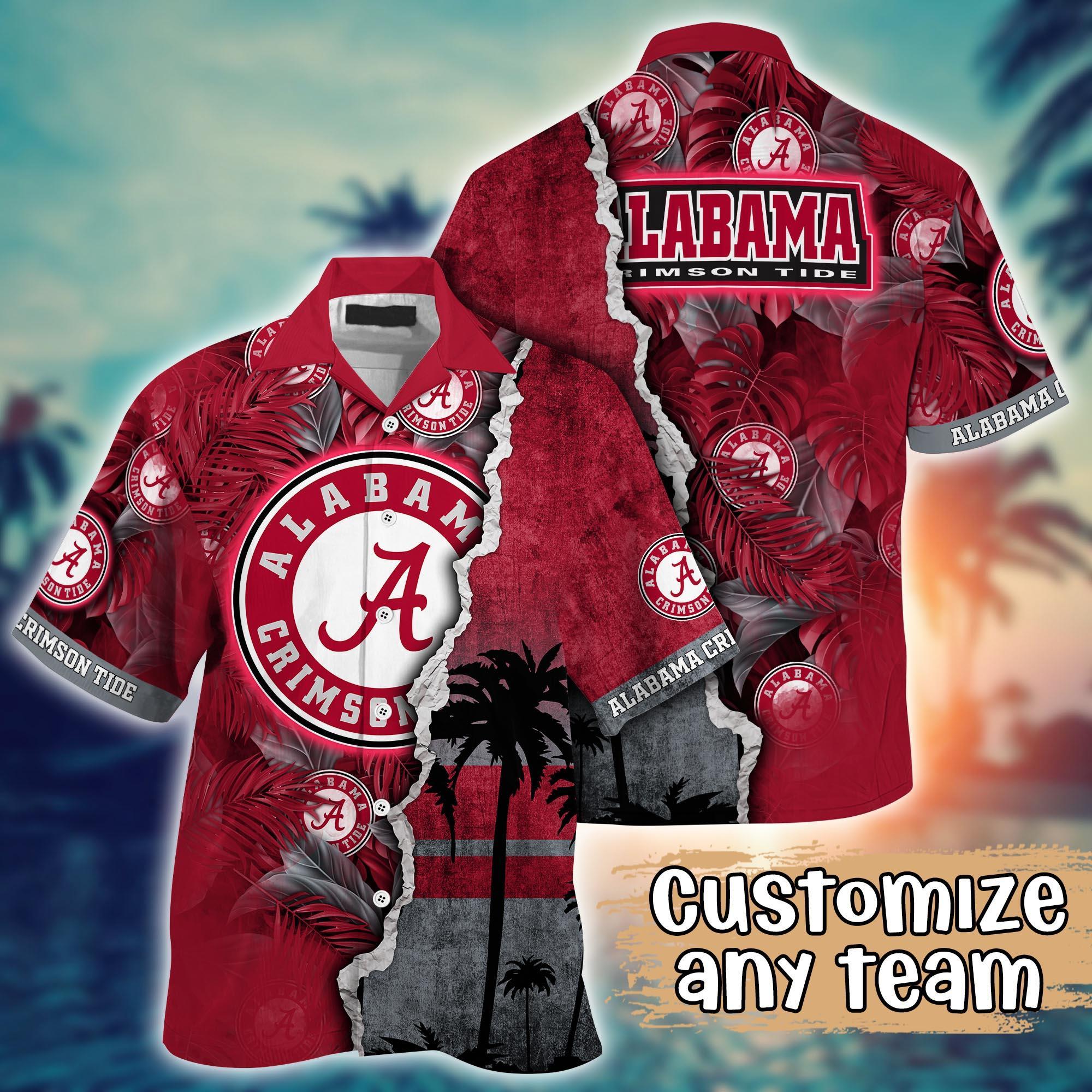 Alabama Crimson Tide NCAA Flower Hawaii Shirt For Fans Ver 14