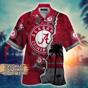 Alabama Crimson Tide NCAA Flower Hawaii Shirt For Fans Ver 14