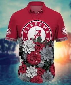 Alabama Crimson Tide NCAA Flower Hawaii Shirt For Fans Ver 15