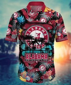 Alabama Crimson Tide NCAA Flower Hawaii Shirt For Fans Ver 17
