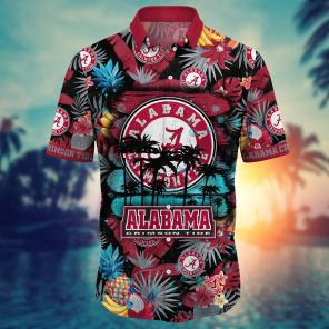 Alabama Crimson Tide NCAA Flower Hawaii Shirt For Fans Ver 17