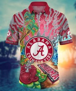 Alabama Crimson Tide NCAA Flower Hawaii Shirt For Fans Ver 2
