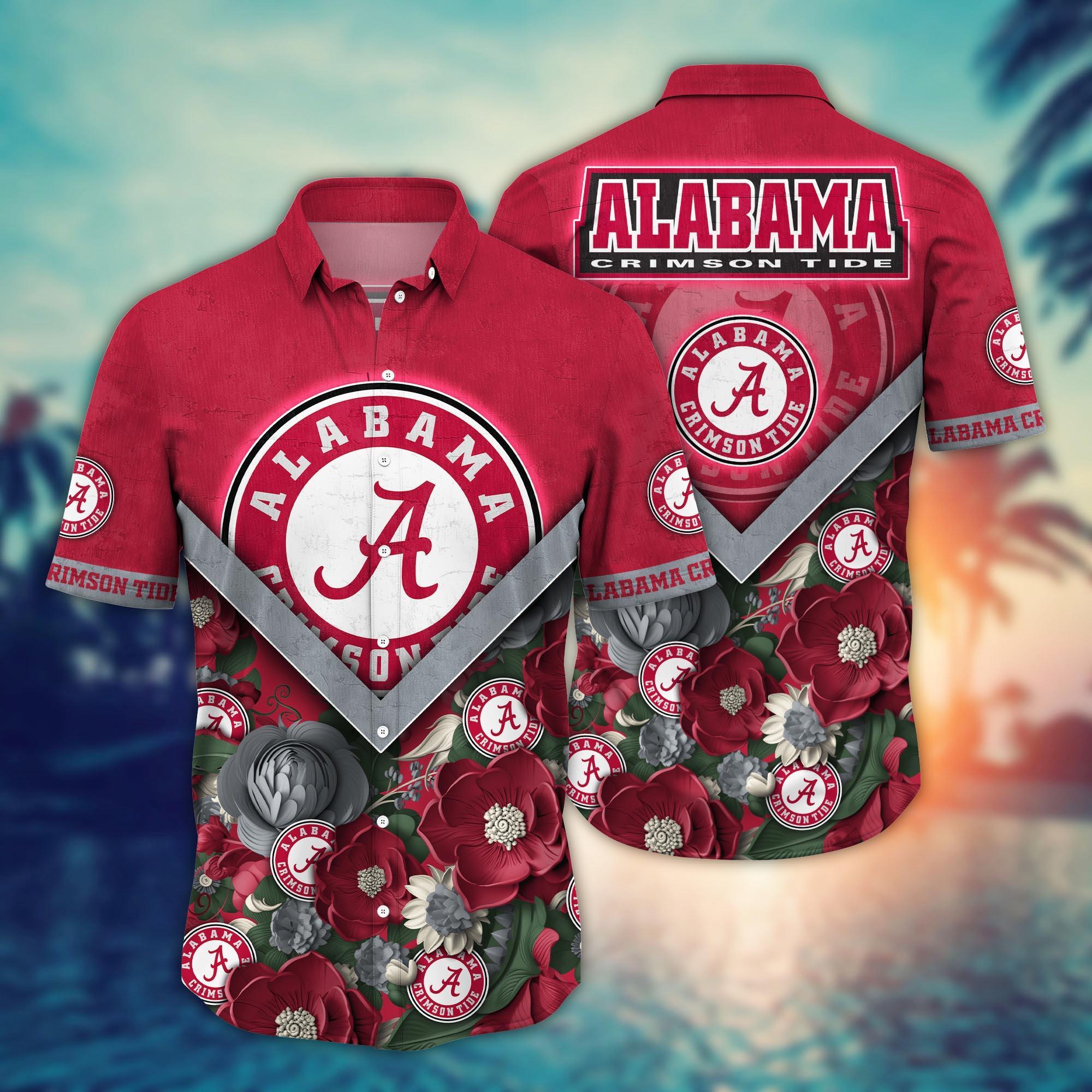 Alabama Crimson Tide NCAA Flower Hawaii Shirt For Fans Ver 20