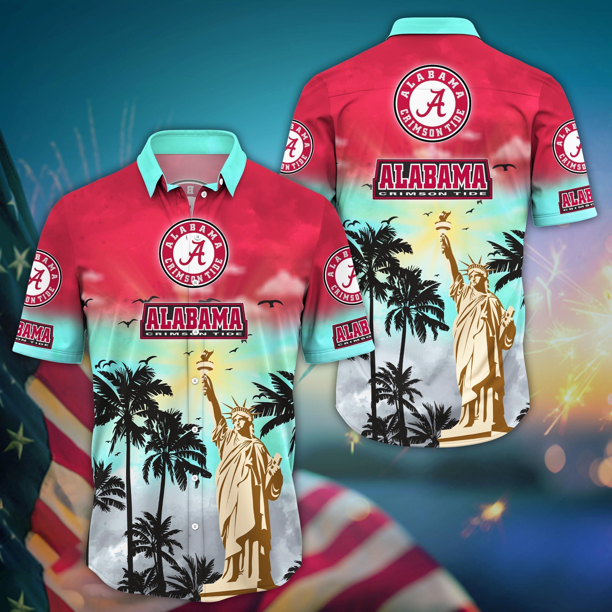 Alabama Crimson Tide NCAA Flower Hawaii Shirt For Fans Ver 25
