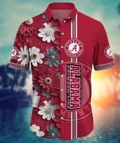 Alabama Crimson Tide NCAA Flower Hawaii Shirt For Fans Ver 26