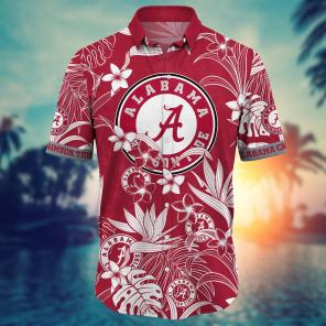 Alabama Crimson Tide NCAA Flower Hawaii Shirt For Fans Ver 28