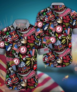 Alabama Crimson Tide NCAA Flower Hawaii Shirt For Fans Ver 3