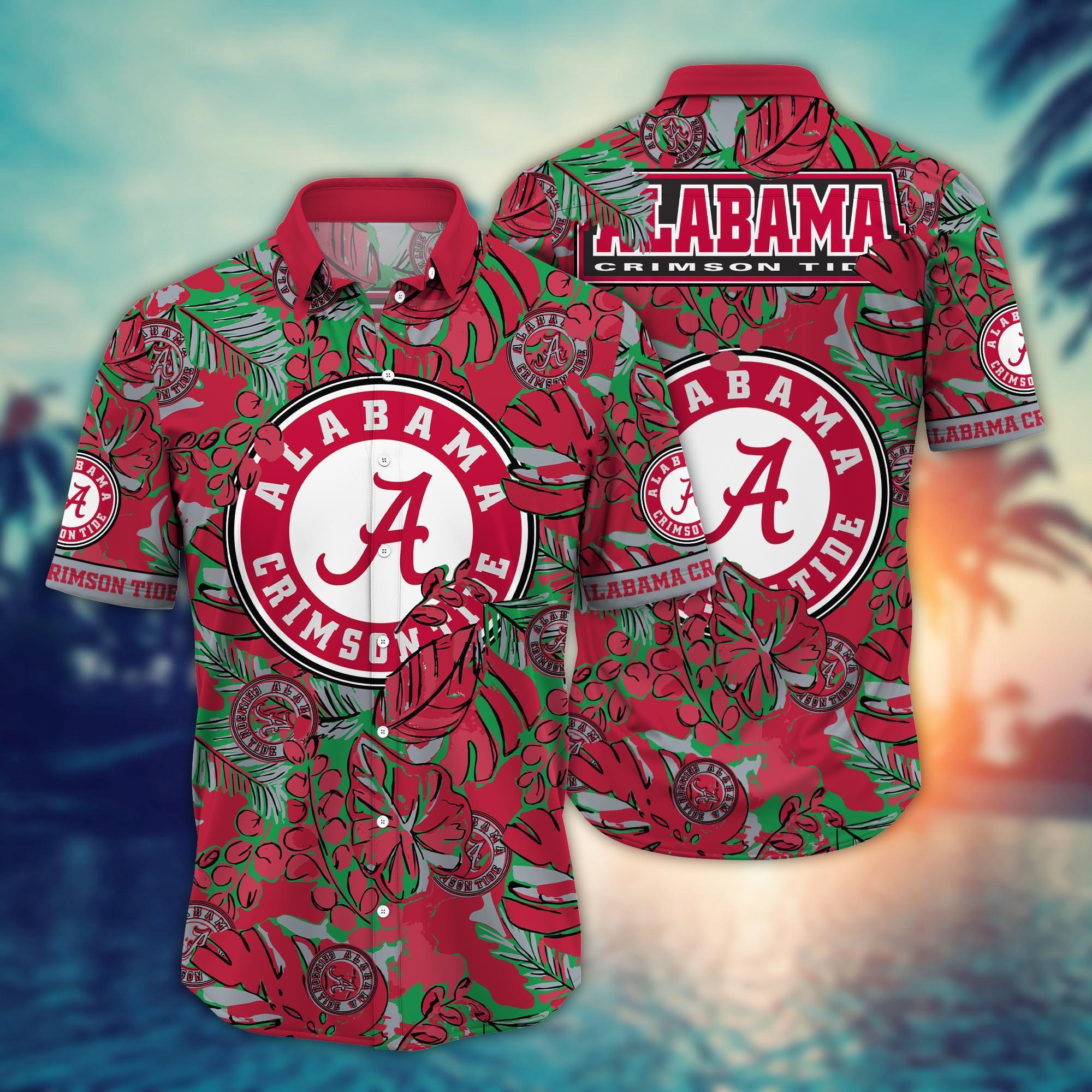 Alabama Crimson Tide NCAA Flower Hawaii Shirt For Fans Ver 32