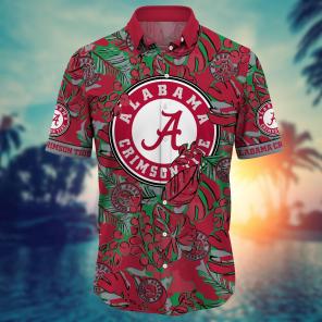 Alabama Crimson Tide NCAA Flower Hawaii Shirt For Fans Ver 32