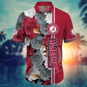 Alabama Crimson Tide NCAA Flower Hawaii Shirt For Fans Ver 36