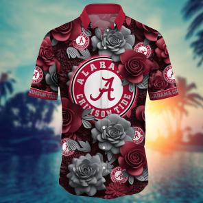 Alabama Crimson Tide NCAA Flower Hawaii Shirt For Fans Ver 37