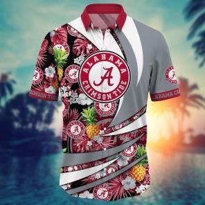 Alabama Crimson Tide NCAA Flower Hawaii Shirt For Fans Ver 5
