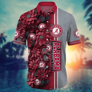 Alabama Crimson Tide NCAA Flower Hawaii Shirt For Fans Ver 6