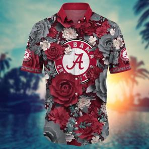 Alabama Crimson Tide NCAA Flower Hawaii Shirt For Fans Ver 7