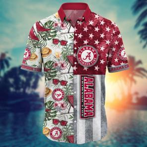 Alabama Crimson Tide NCAA Flower Hawaii Shirt For Fans Ver 8