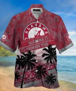 Alabama Crimson Tide NCAA Palm Tree Pattern Hawaii Shirt For Sports Fans