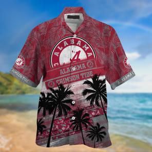 Alabama Crimson Tide NCAA Palm Tree Pattern Hawaii Shirt For Sports Fans