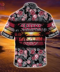 Alabama Crimson Tide Sports Enthusiasts Floral Summer Hawaiian Shirt