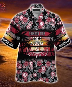 Alabama Crimson Tide Sports Enthusiasts Floral Summer Hawaiian Shirt 