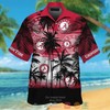 Alabama Crimson Tide Tropical Hawaiian Shirt and Shorts - Perfect for Summer
