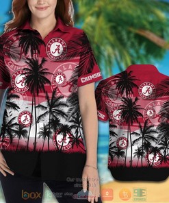 Alabama Crimson Tide Tropical Hawaiian Shirt and Shorts - Perfect for Summer
