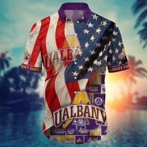Albany Great Danes NCAA Flower Hawaii Shirt For Fans Ver 12