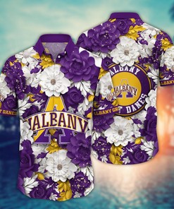 Albany Great Danes NCAA Flower Hawaii Shirt For Fans Ver 14