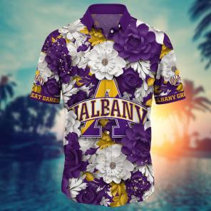 Albany Great Danes NCAA Flower Hawaii Shirt For Fans Ver 14