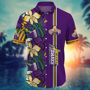 Albany Great Danes NCAA Flower Hawaii Shirt For Fans Ver 16