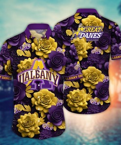 Albany Great Danes NCAA Flower Hawaii Shirt For Fans Ver 7