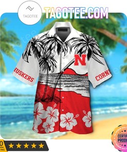 Aloha! Add This Nebraska Cornhuskers Hawaii Shirt with Beach Short to Your Collection