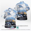 American and Arkansas State Flag Men's Hawaiian Set - Perfect Summer Set with Pocket