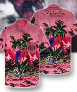 Arizona Cardinals Beach Hawaiian Shirt for Football Fans