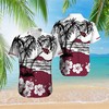 Arizona Cardinals Football Hawaiian Shorts with Button Closure for Men and Women 