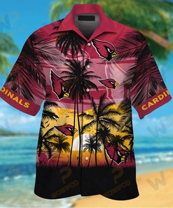 Arizona Cardinals Pk741 Hawaiian Shirt Perfect for Casual Wear