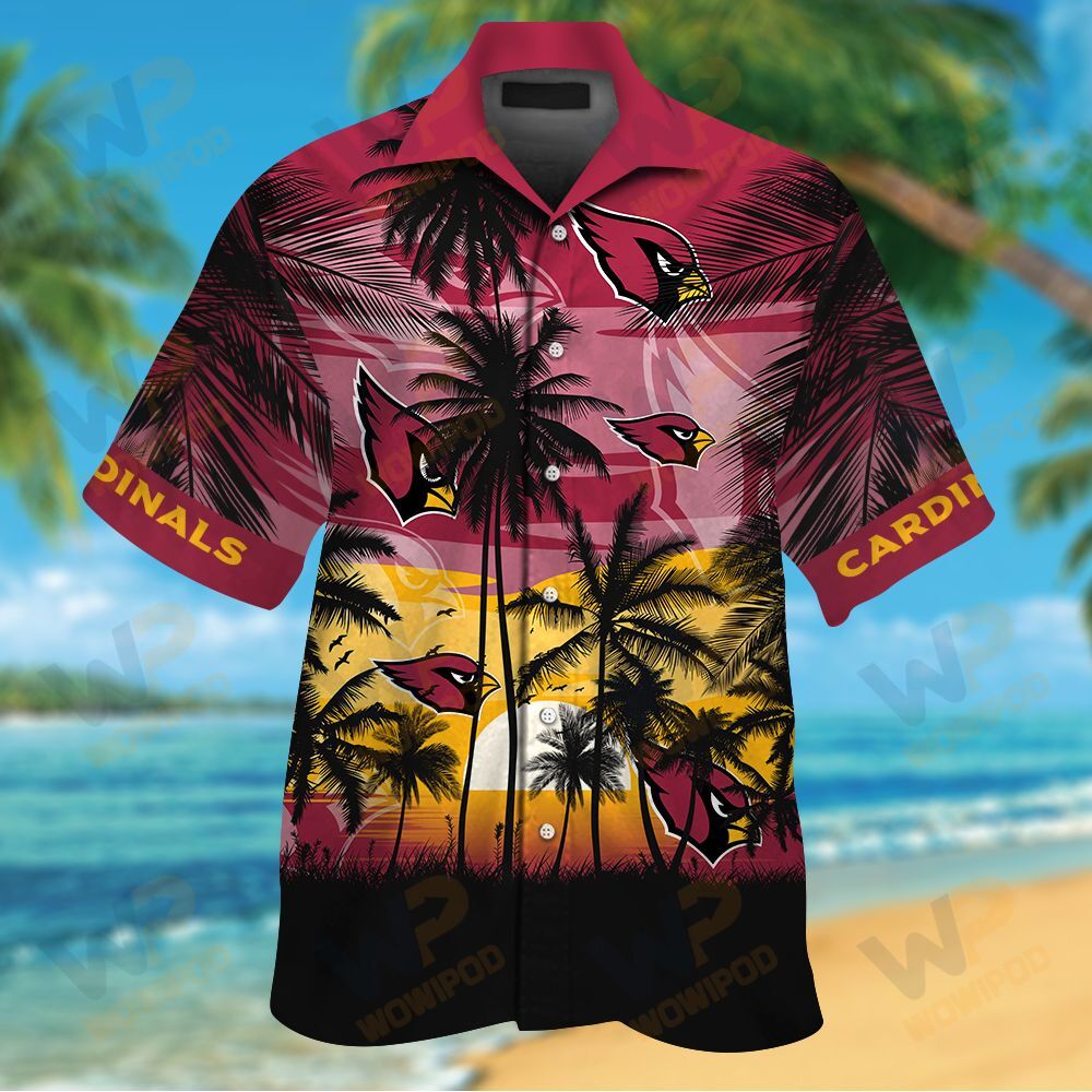 Arizona Cardinals Pk741 Hawaiian Shirt Perfect for Casual Wear