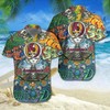 Arizona Cardinals Sugar Skull Hawaiian Shirt - Ideal Gift for Fans