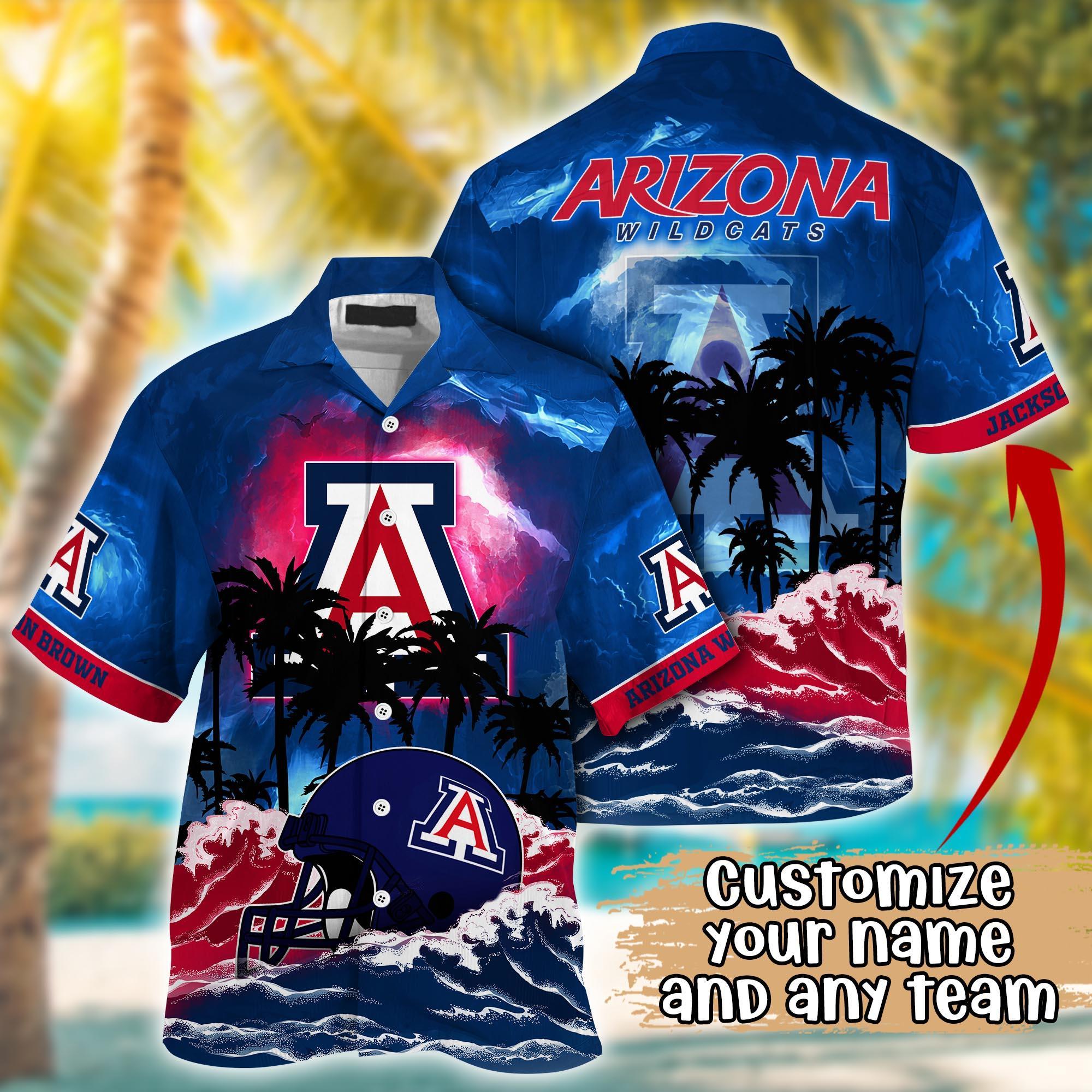 Arizona Wildcats NCAA Best Hawaiian Shirt Ever- Customize Any Team Any League