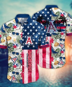 Arizona Wildcats NCAA Flower Hawaii Shirt For Fans Ver 10