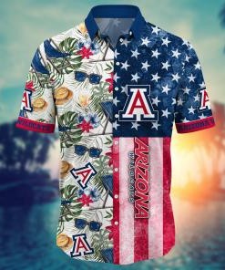 Arizona Wildcats NCAA Flower Hawaii Shirt For Fans Ver 10