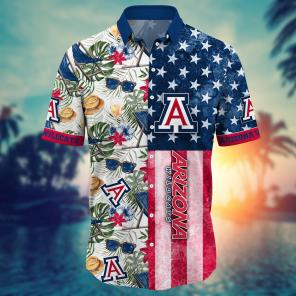 Arizona Wildcats NCAA Flower Hawaii Shirt For Fans Ver 10