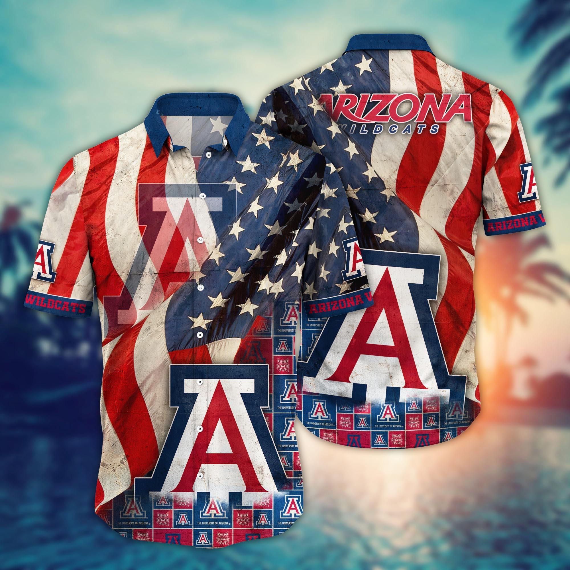 Arizona Wildcats NCAA Flower Hawaii Shirt For Fans Ver 12