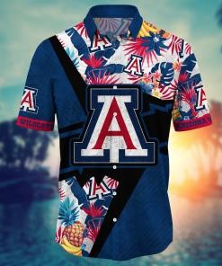 Arizona Wildcats NCAA Flower Hawaii Shirt For Fans Ver 13