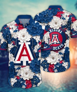 Arizona Wildcats NCAA Flower Hawaii Shirt For Fans Ver 14