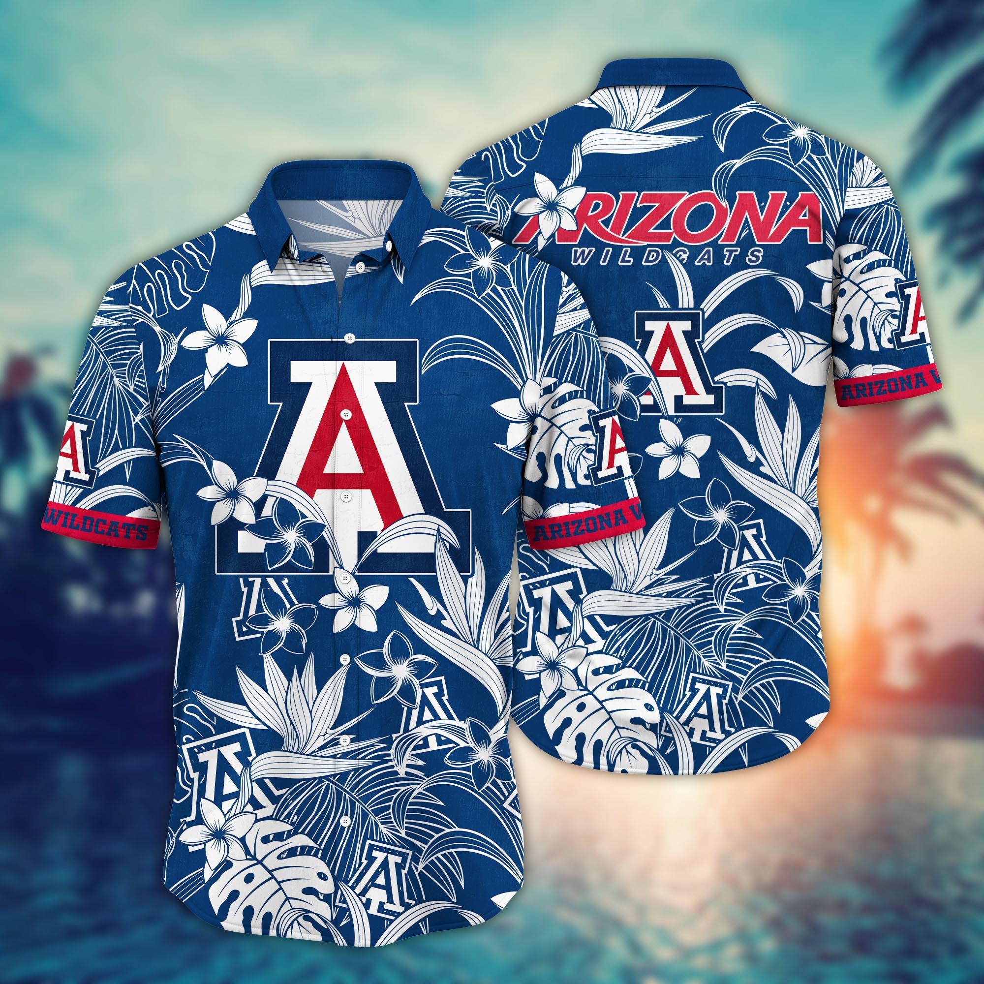 Arizona Wildcats NCAA Flower Hawaii Shirt For Fans Ver 15